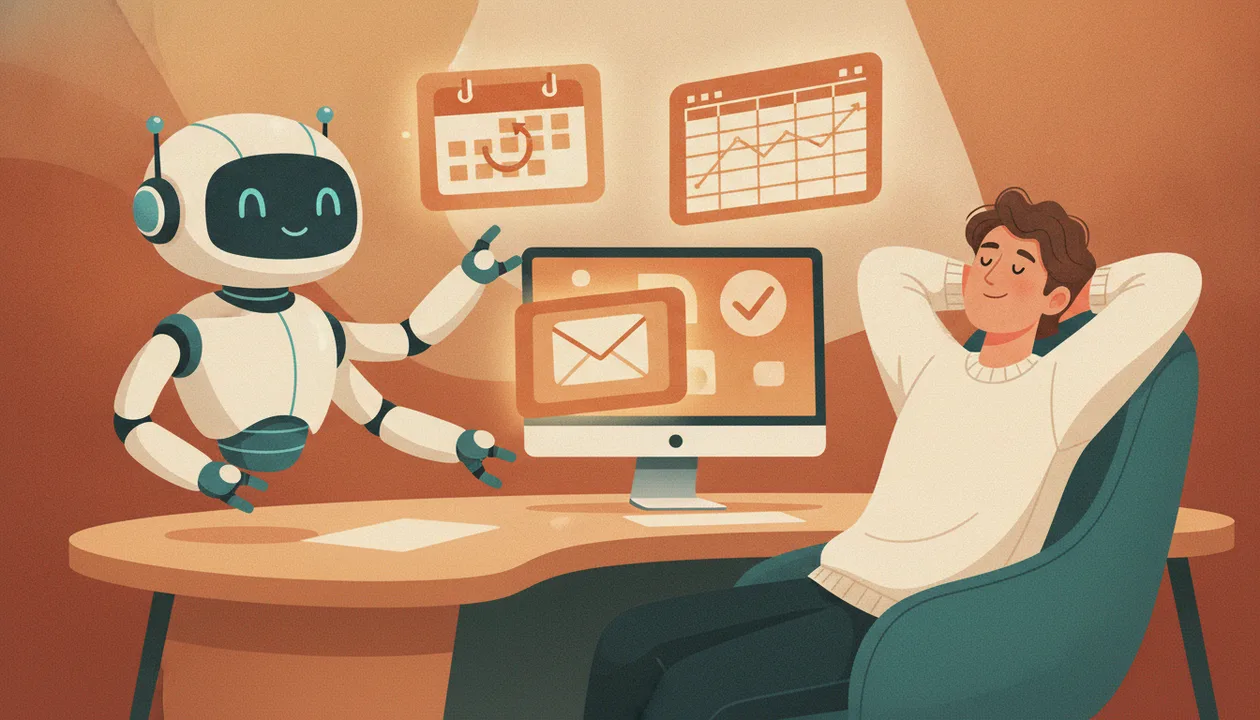 AI virtual assistant working dashboard