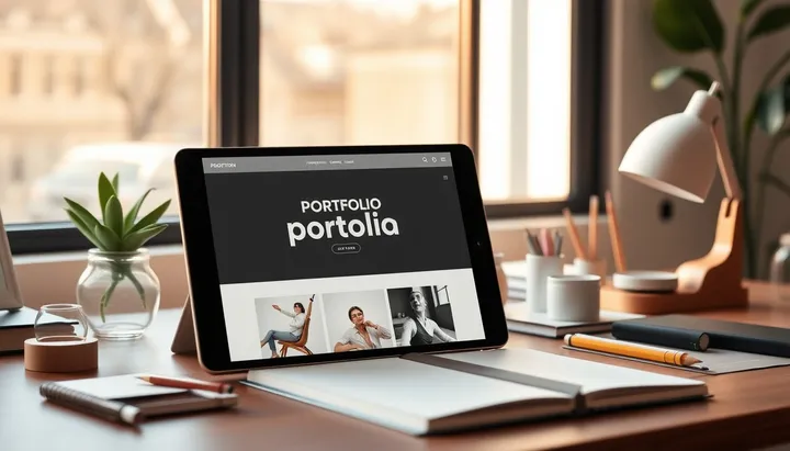 I will create a professional portfolio website for you or your business