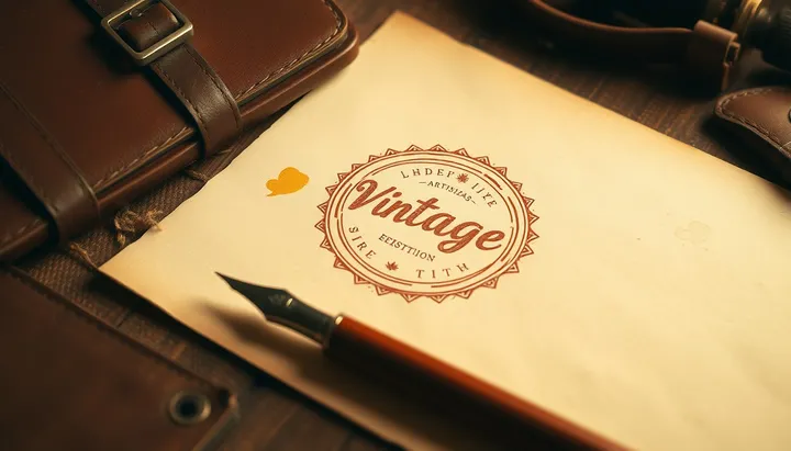I will create a hand-drawn vintage retro logo design